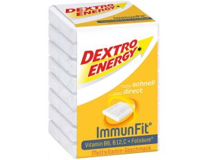 Dextro Energy ImmunFit мультивитаминный вкус глюкозы 46 г - 8 леденцов